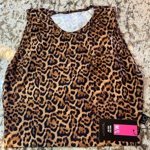 LiCi Fit NWT Cheetah tank top